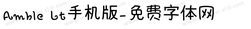 Amble Lt手机版字体转换